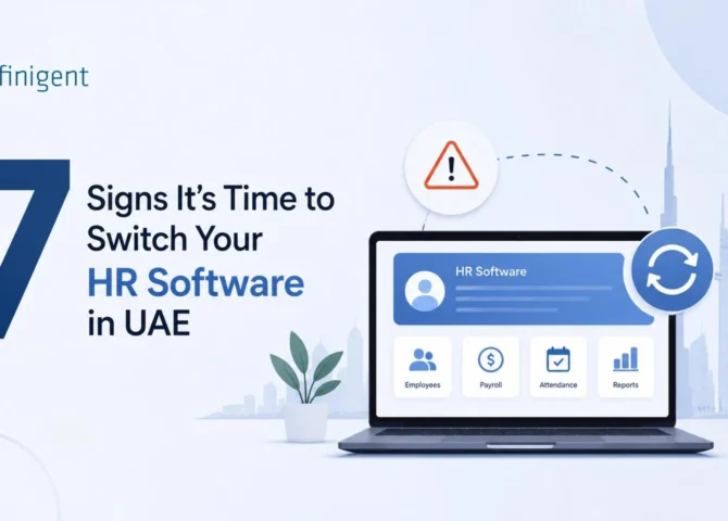 UAE HR manager reviewing signs it's time to switch HR software
